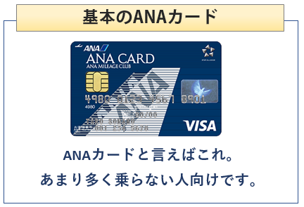 ANA VISA 一般カードは基本のANAカード