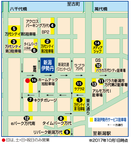 新潟伊勢丹の駐車場を無料にする方法総まとめ 割引 クーポン
